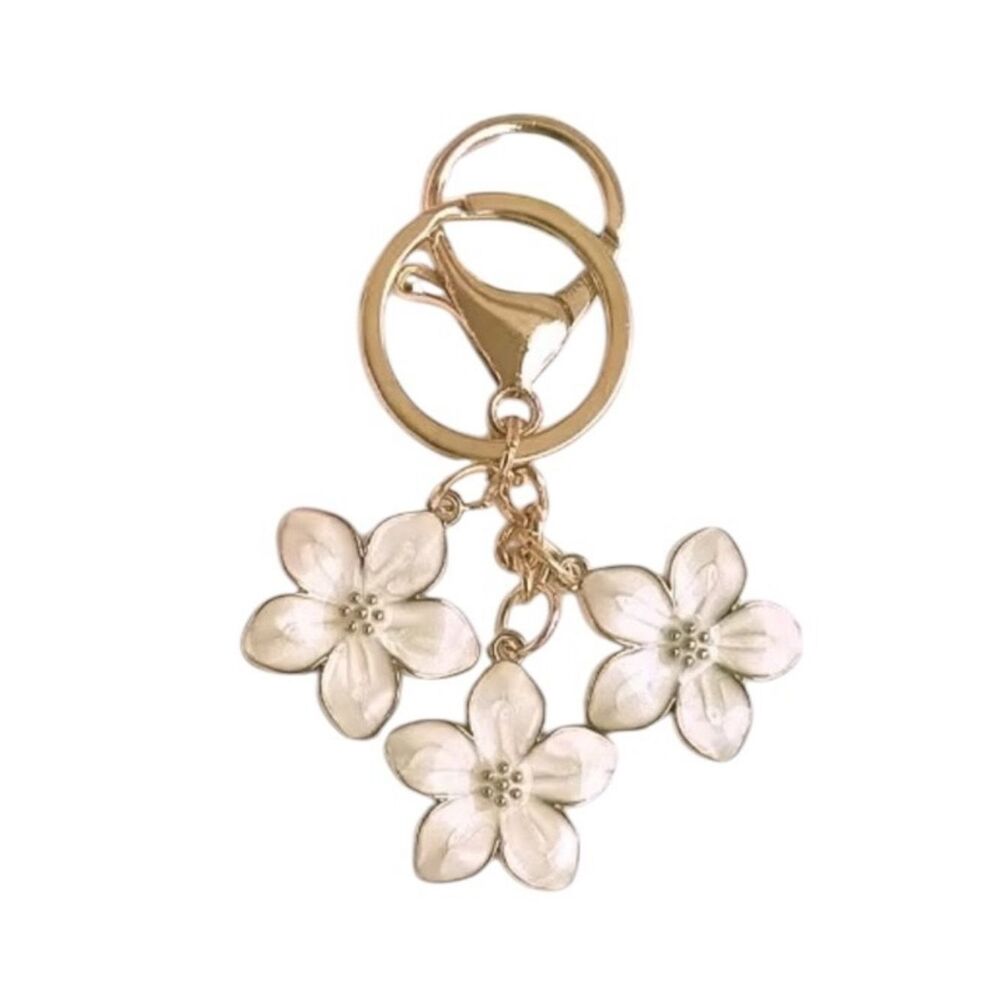 flower bag charm